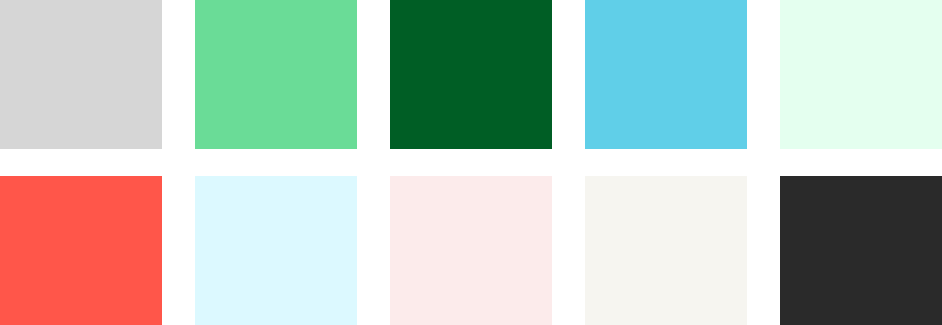 Creptician color palette and design elements