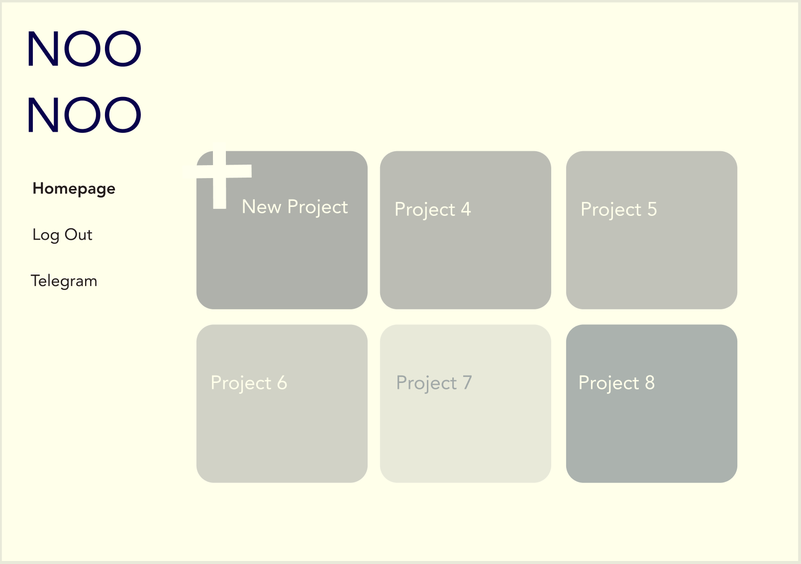 NOONOO Homepage Design